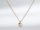 K10 Opal birthstone necklace [P033K10OP]の画像
