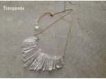 　I様専用・再販氷柱クリスタル&ヒマラヤ水晶のネックレス