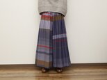 wide pants LONG wool70% cotton30%の画像