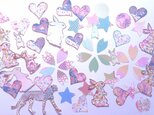 スタンプ・パンチのフレークシールの画像