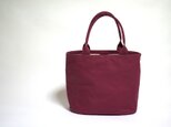 Round Bag - WINE REDの画像