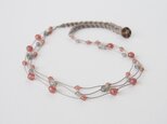 Moelleux Collier（Red＆Gray）