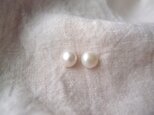 送料無料　FUKU … K14GF 真珠のピアス ８mmの画像