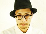 omabow myself hat high blackの画像