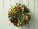 黄色いお花と木の実のリースⅡ