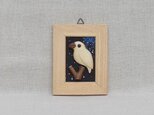 文鳥のミニ額