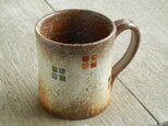 百色(ももいろ)象嵌 マグカップ(小)四角紋の画像