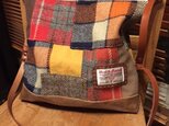 M様オーダー品　HarrisTweed×倉敷帆布パッチショルダー　チェックの画像