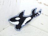 Orca*シャチ*ブローチの画像