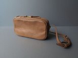 <S様ご注文>rectangle shoulder bag (beige)の画像