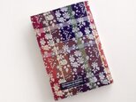 リバティ 文庫 ブックカバー カペル マドラスチェック 花柄