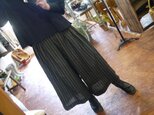 着物反物から作ったパンツスカートの画像