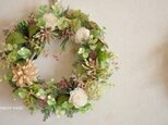 1月17日以降発送予定：チスパとオレンジカラーのネックレス：wreathの画像