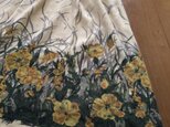 限定商品Ｂ)アンゴラ混ウールアクリルニットフラワーPTのギャザースカートの画像