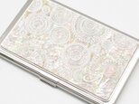 【名入れオーダー品】螺鈿×3D名刺カードケース(レース)