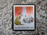 フィンランド　童話切手ブローチ667の画像