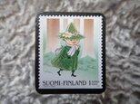 フィンランド　童話切手ブローチ668