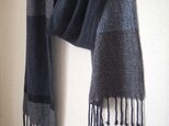 「Yさまご依頼品」手織りカシミアマフラー・・Kyuさん
