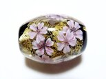 桜のとんぼ玉 金箔入りの画像
