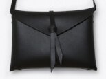 ori shoulder bag M #black / 折りショルダーバッグM #黒の画像