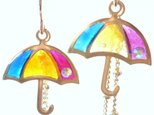 ☂UMBRELLA Earrings *Rainbow*の画像