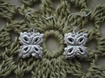 「Z様オーダー品」レース編みのピアス