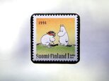フィンランド　童話切手ブローチ781の画像