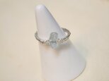 ※N様ご予約品※アクアマリンのさざれリング