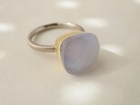 Ｋ18WG・K18  Blue Chalcedony  Ringの画像