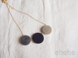 ”en-black”ビーズ刺繍ネックレスの画像