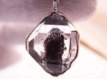 黒水晶入り水晶　ペンダントの画像