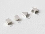mini 図形 ピアス シルバー925