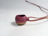 北欧 ククサ モチーフ　木のマグカップ　KYOTO Hannari cup　寄木 ネックレスの画像