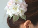 【N様ご予約品】シルクの桜  M * コサージュ 髪飾りの画像