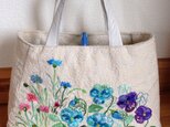 pansy bag＊パンジーのバッグの画像