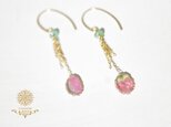 Watermelon tourmaline *pierceの画像