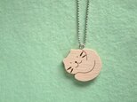 まんまるネコ 木のキーホルダー【Mさま・オーダーメイド分】の画像