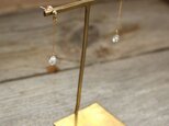 Herkimer Diamond Swinging Stud Pierceの画像