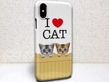 iphone ハードケース iPhoneX iphone8 iphone8 plus iphone7 猫 壁の上の猫（ネコ）の画像