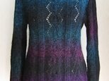 ・つる様専用　☆セール☆　段染めモヘアの模様編みセーター　他の画像