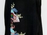 着物リメイク　色留袖と絽で作ったロングベスト　１１８８の画像