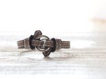 ＜新色グレージュ＞knot ring braceletの画像