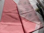あずま袋＊ピンクの花×さくら色の画像