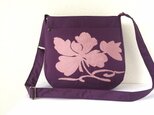 帯バッグ〜ピンクの花のショルダー〜の画像