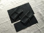 【K.M様オーダー品です】『環桜』墨黒 pouch・他の画像