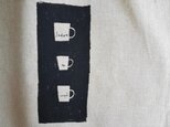 麻トートバッグ・コーヒーの画像