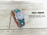 【受注生産】stitch run leatherwatchの画像