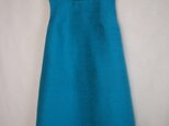 シルク、南の海色ワンピース