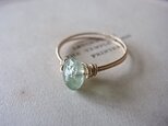 14kgf fluorite wire ring(＃13)の画像