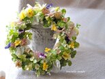 spring pastel ring:wreath　no.2の画像